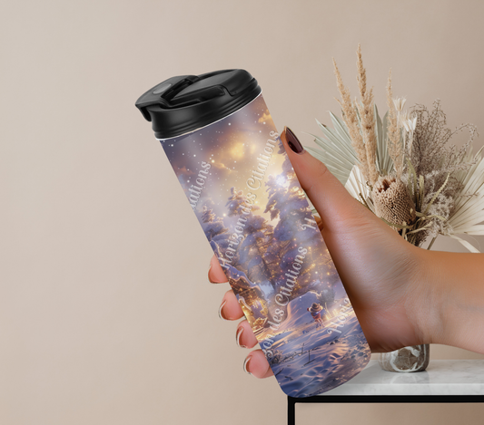Tumbler 20oz - Noël - Refuge Enneigé