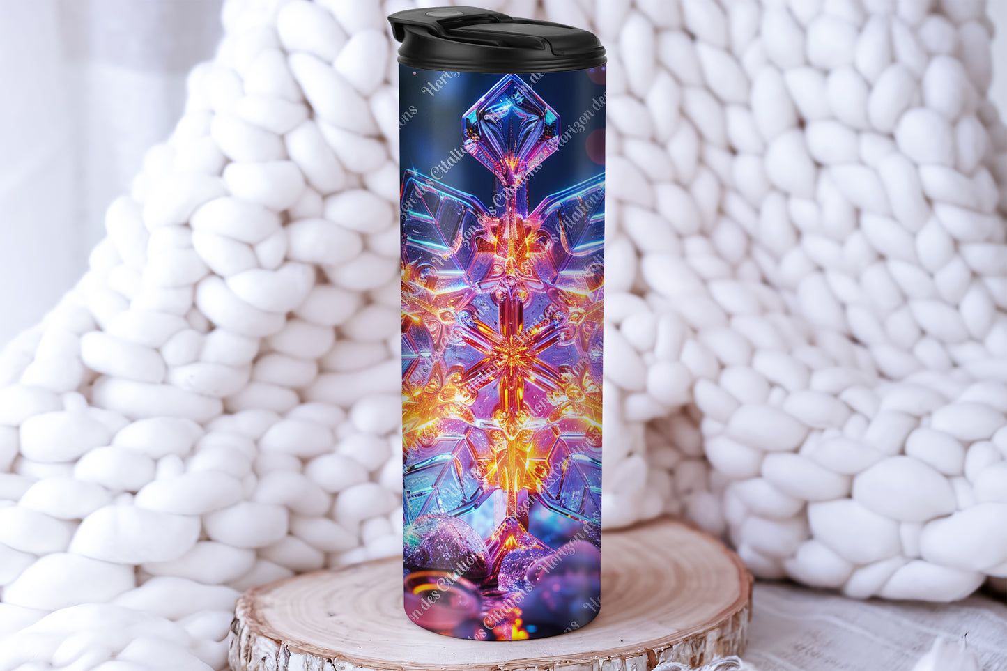 Tumbler 20oz - Noël - Magie Cristalline