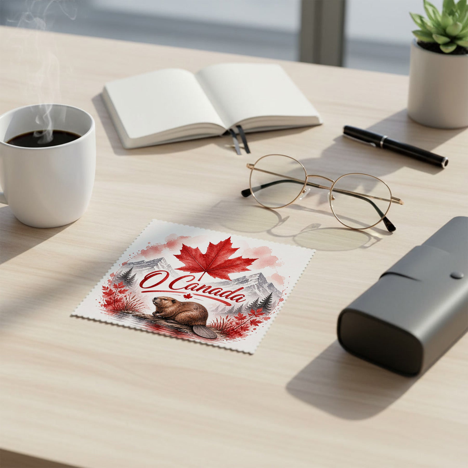 Lingette Microfibre pour lentilles - O Canada