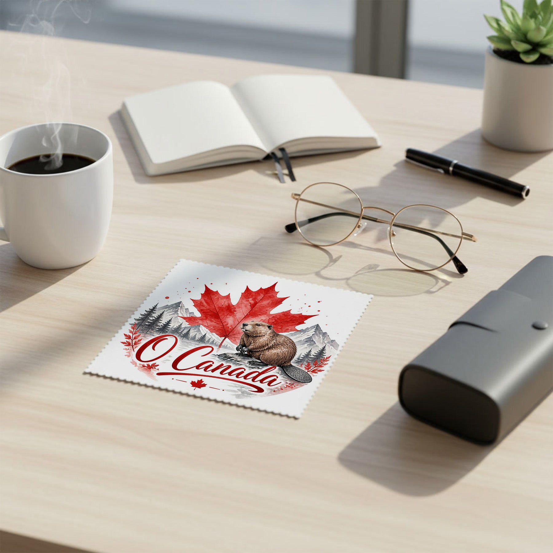 Lingette Microfibre pour lentilles - O Canada