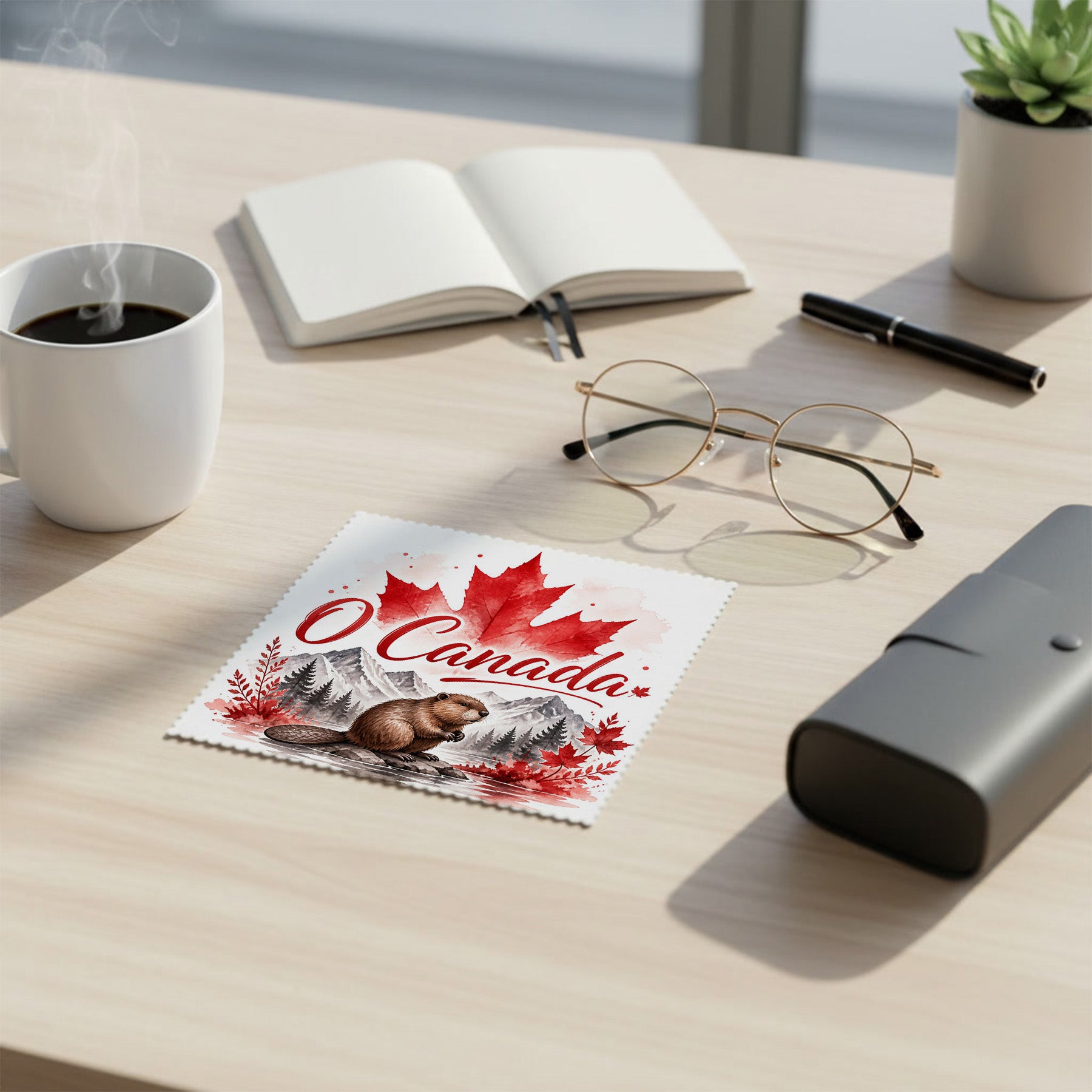 Lingette Microfibre pour lentilles - O Canada
