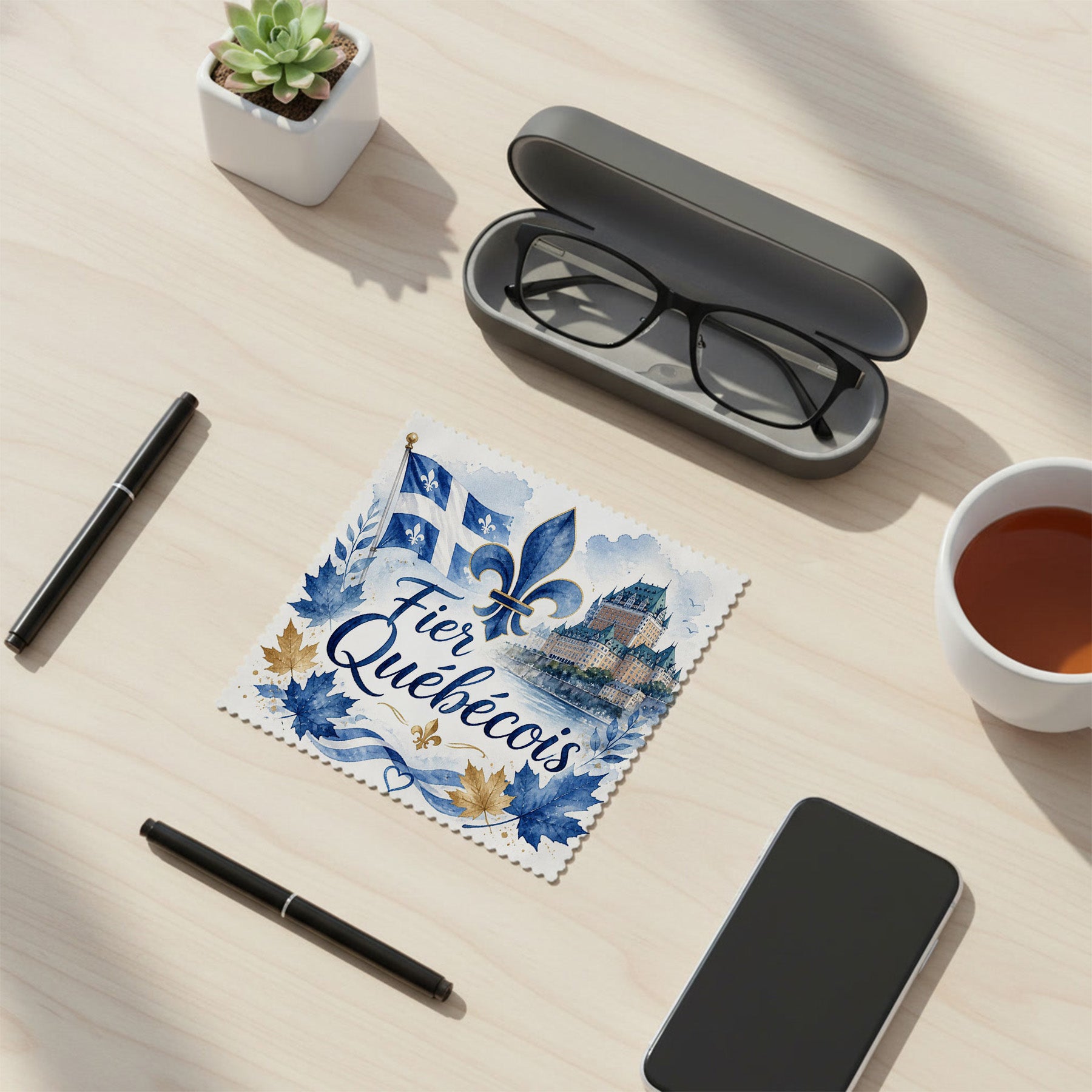 Lingette Microfibre pour lentilles - Fier Québecois