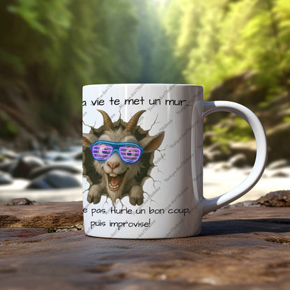 Quand la vie te met un mur - Chèvre