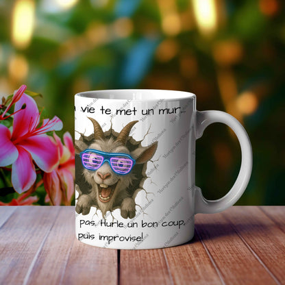 Quand la vie te met un mur - Chèvre