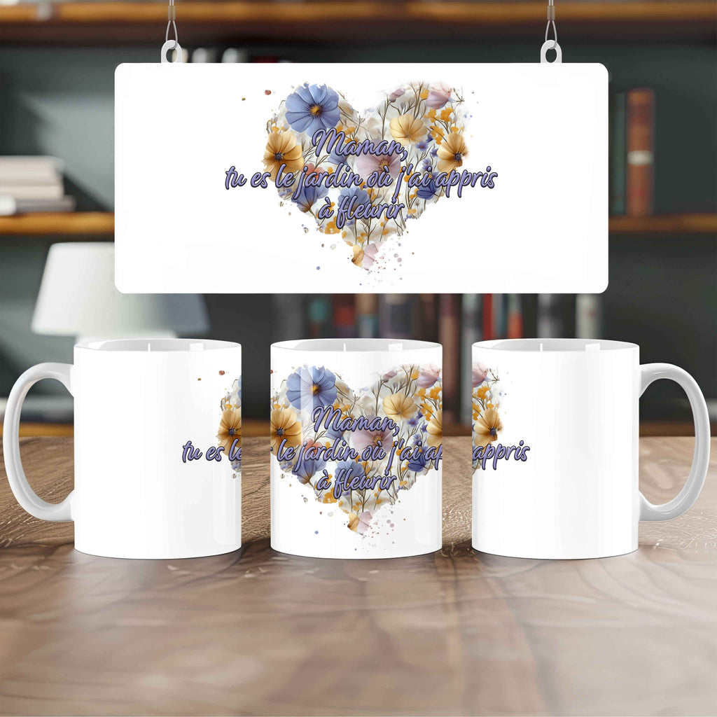 Tasse 11oz - Maman Citation Jardin