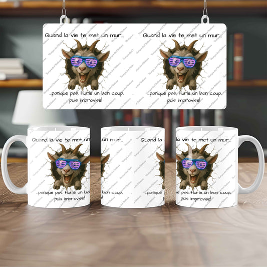 Quand la vie te met un mur - Chèvre