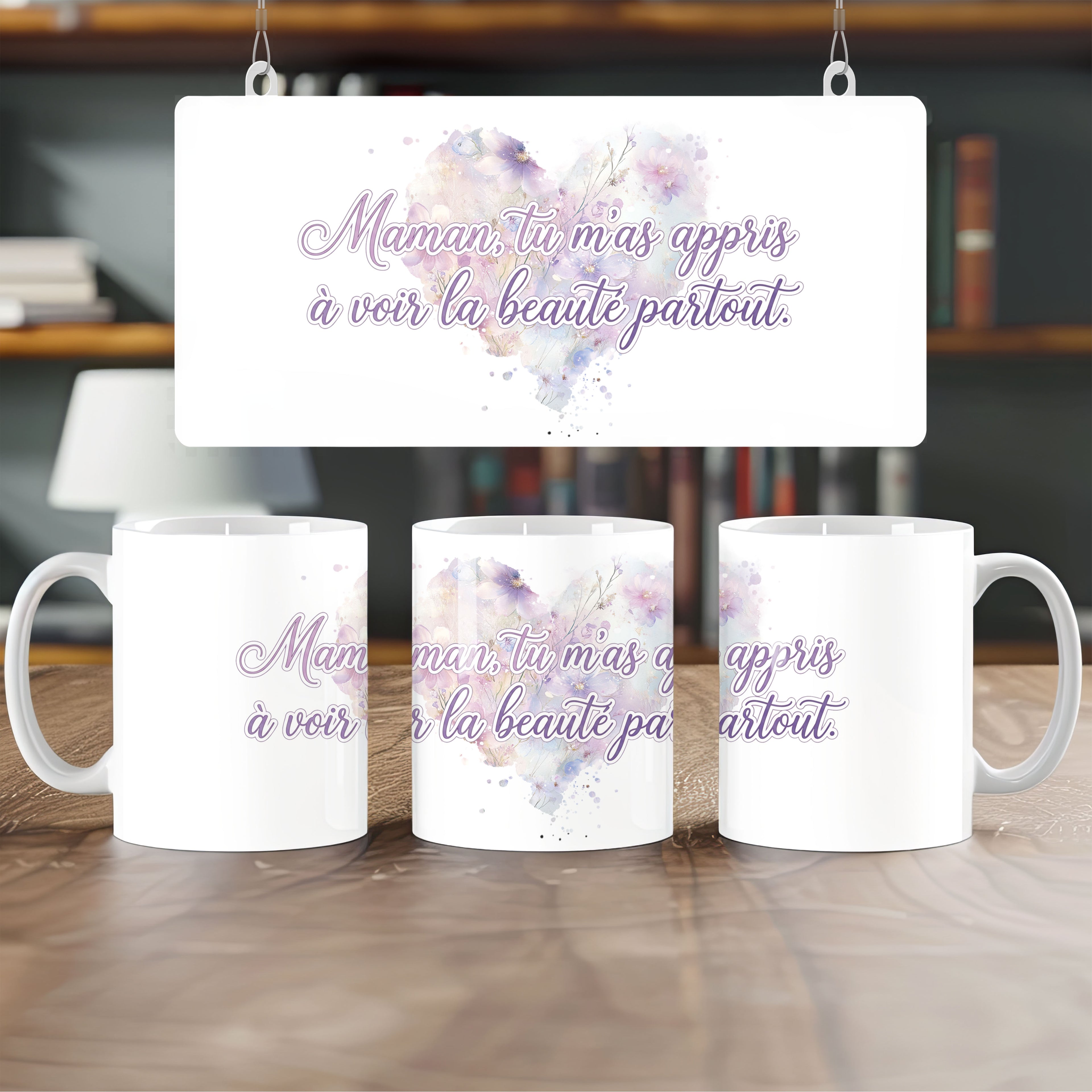 Tasse 11oz - Citation Maman Beauté
