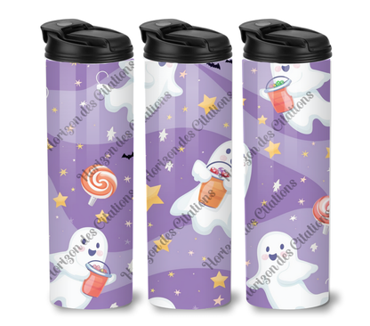 Tumbler 20oz - Halloween - Fantômes joyeux