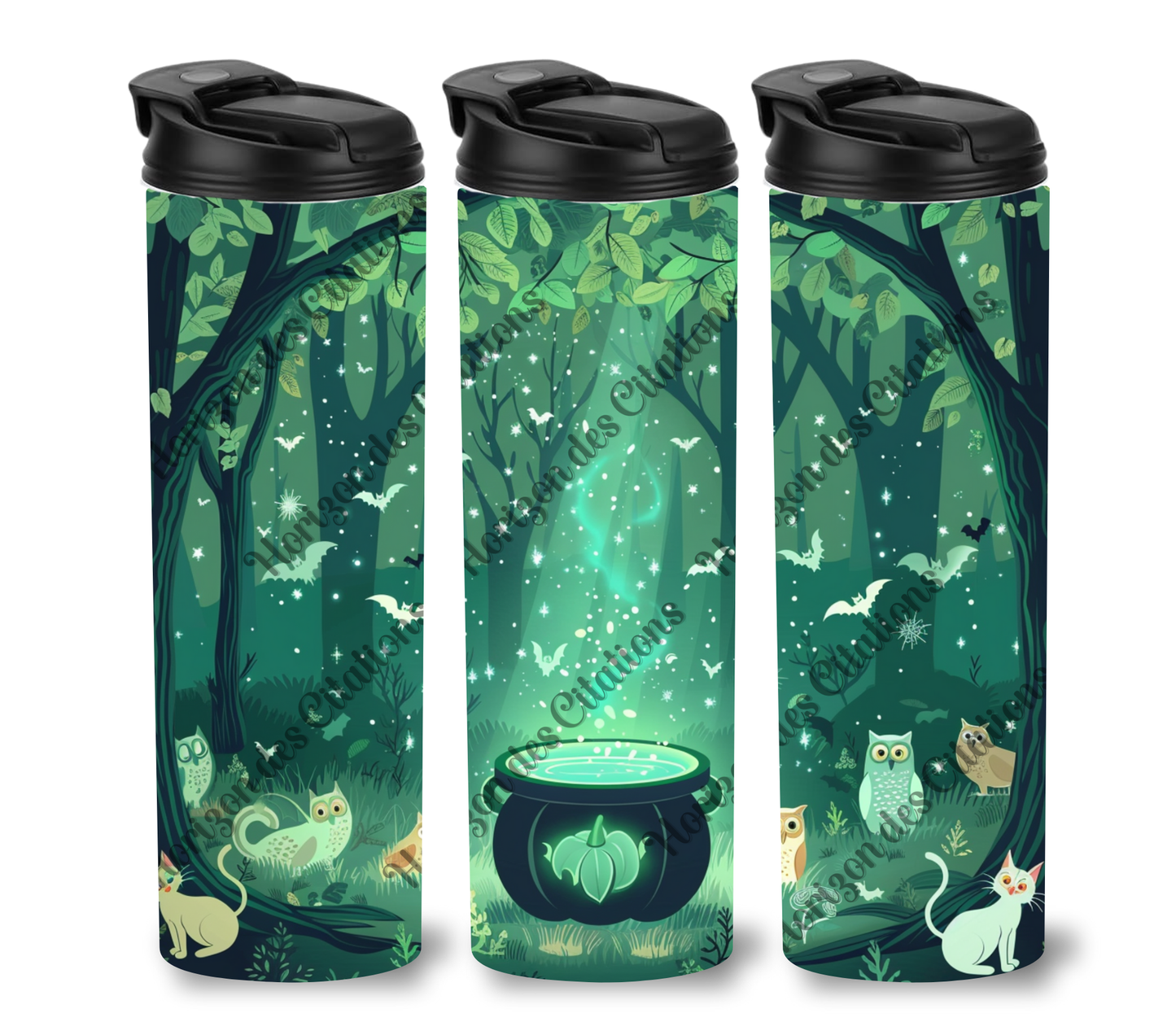 Tumbler 20oz - Halloween - Forêt Enchantée