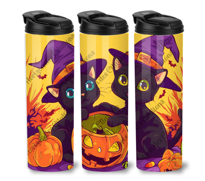 Tumbler 20oz - Halloween - Chatons Sorciers