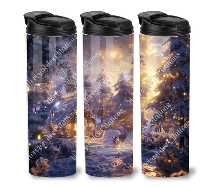 Tumbler 20oz - Noël - Refuge Enneigé