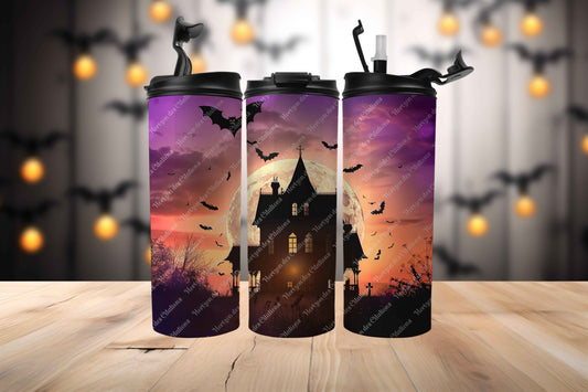 Tumbler 20oz - Halloween - Manoir Hanté
