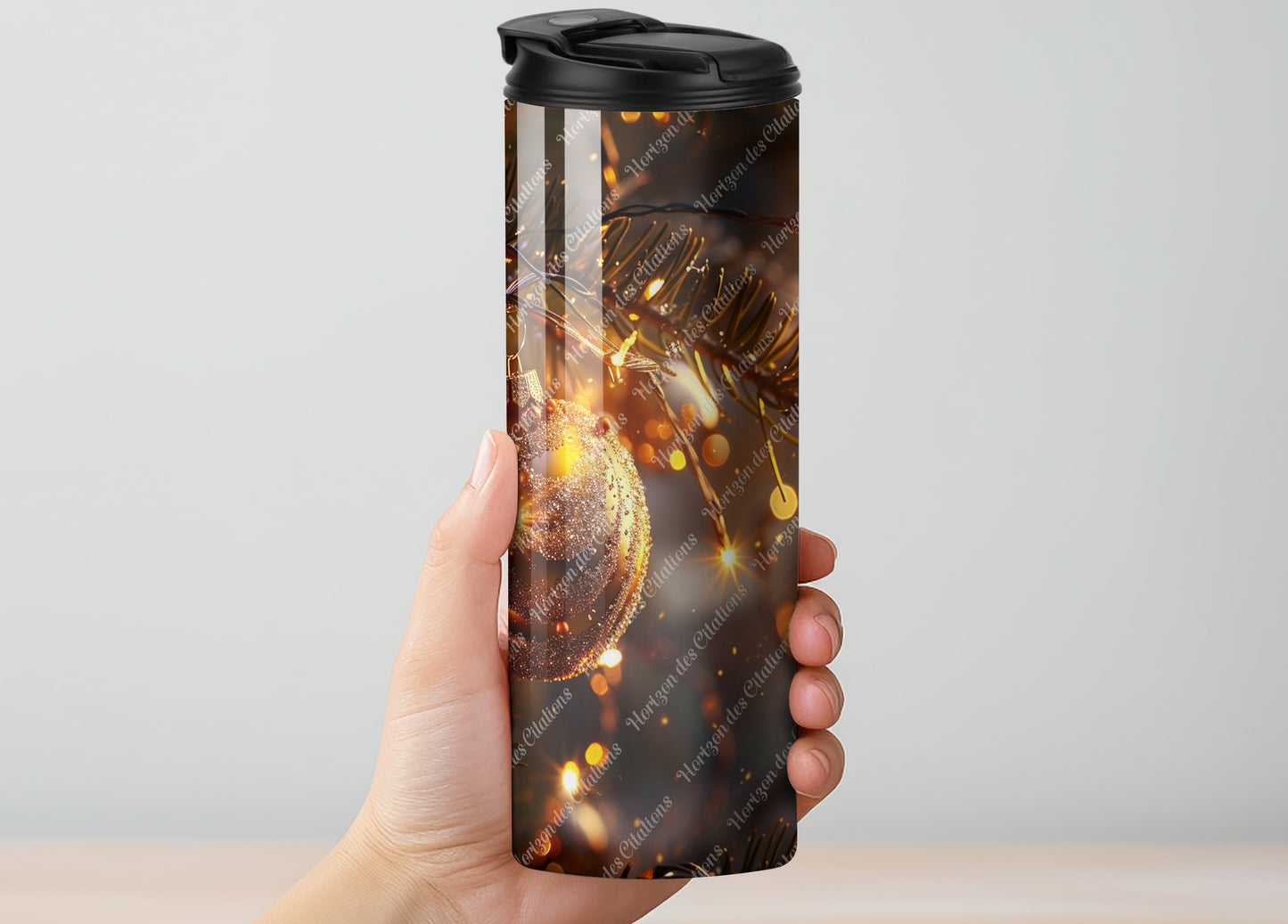 Tumbler 20oz - Noël - Chaleur Scintillante