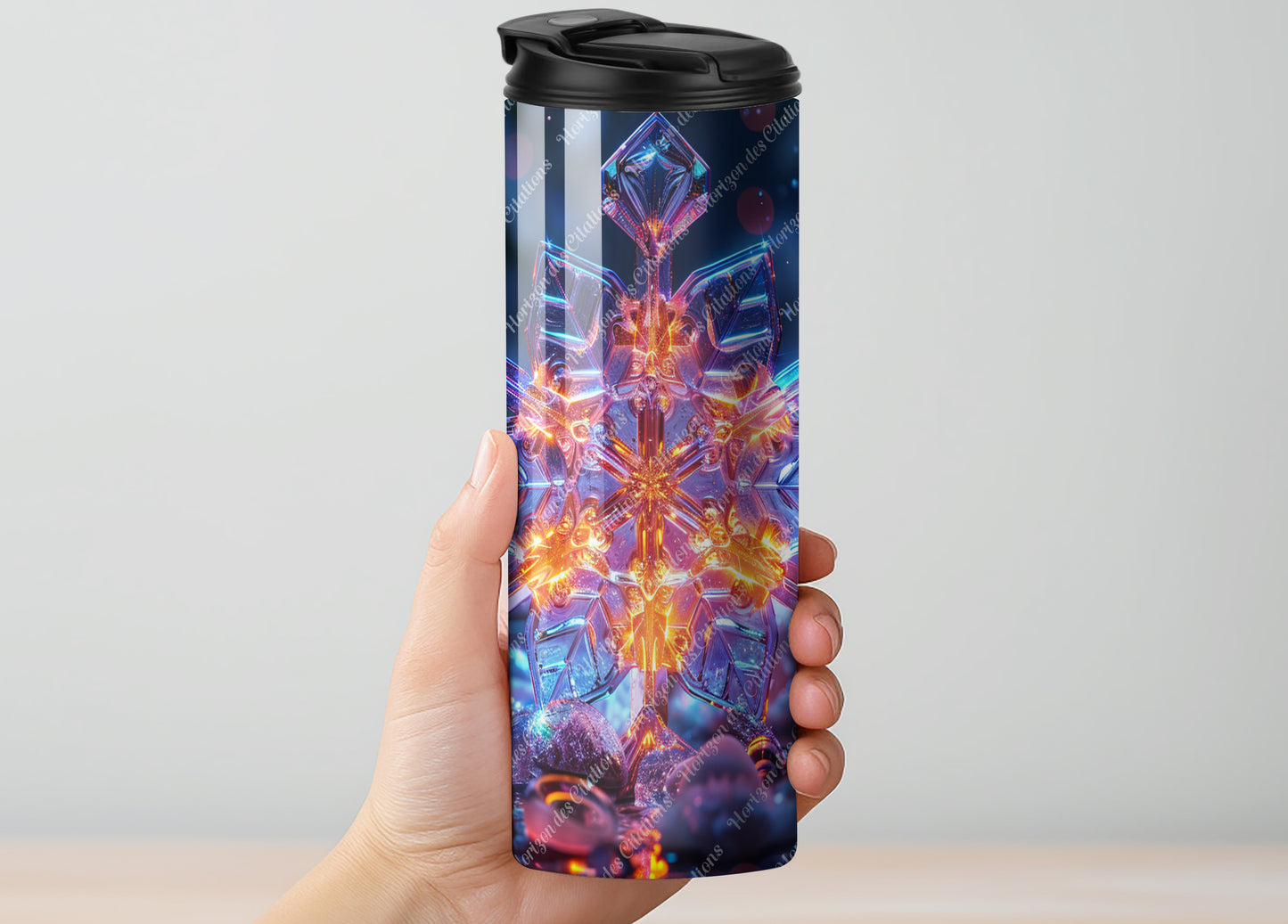 Tumbler 20oz - Noël - Magie Cristalline