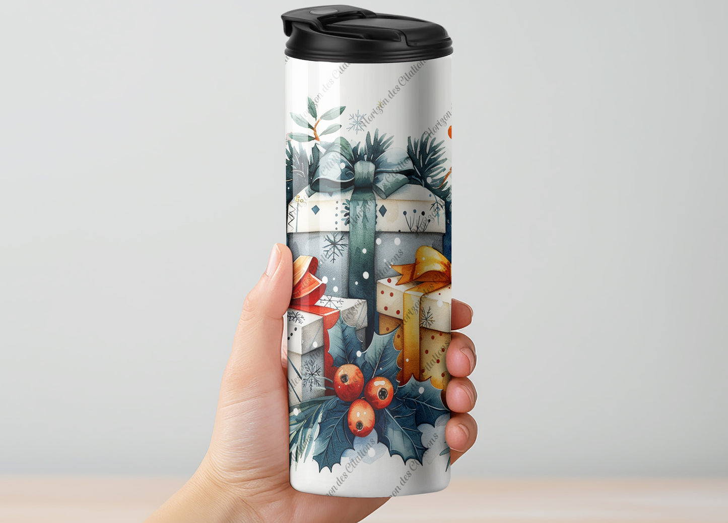 Tumbler 20oz - Noël - Magie des Présents