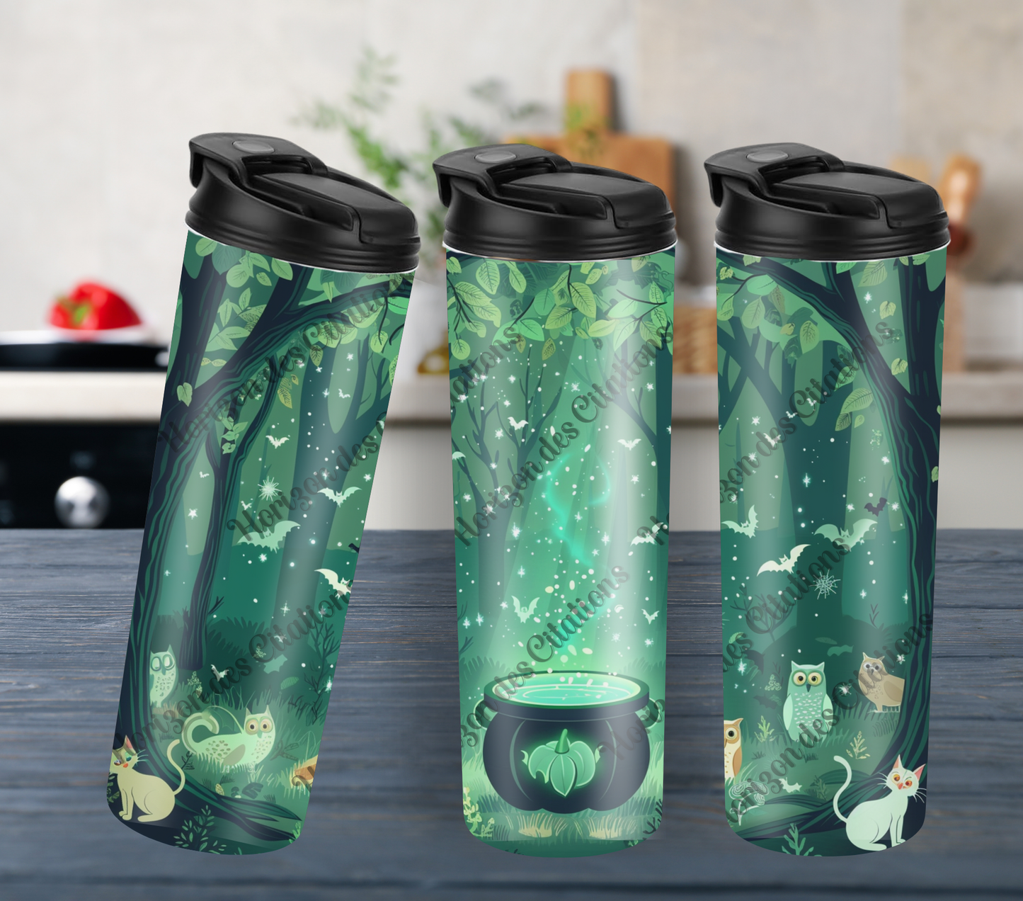 Tumbler 20oz - Halloween - Forêt Enchantée