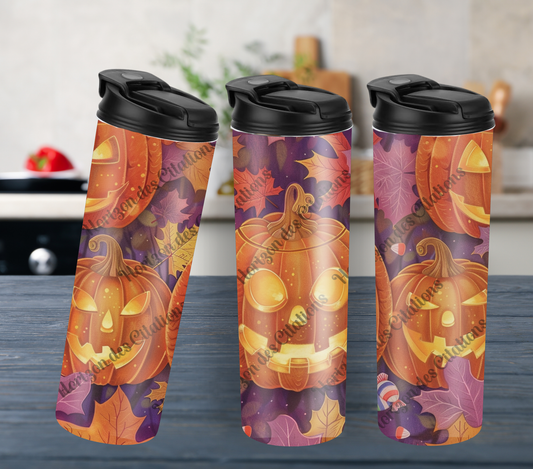 Tumbler 20oz - Halloween - Lanterne d’automne enchantée