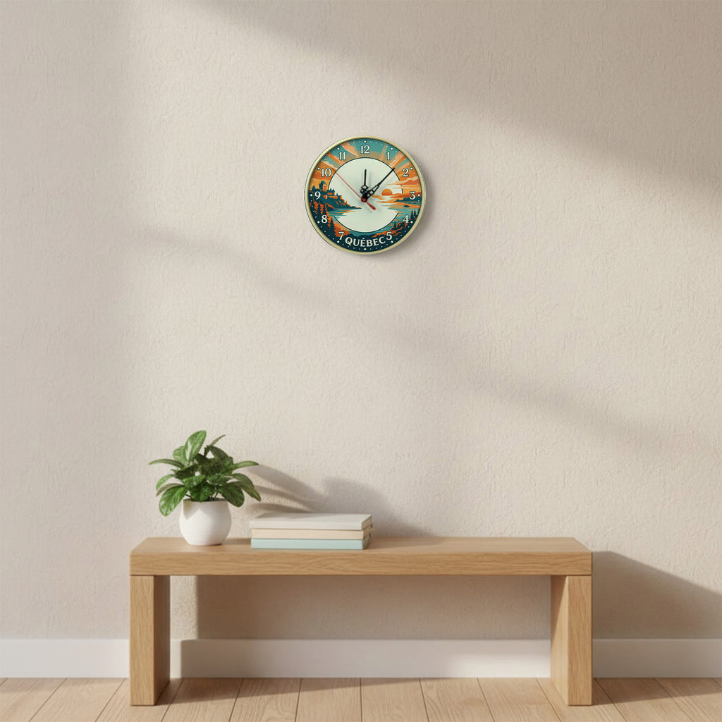 Horloge en verre Québec