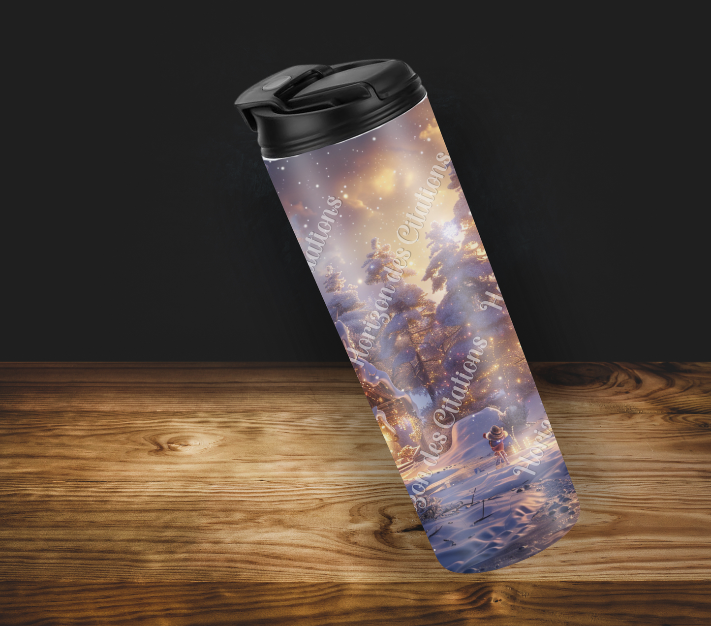 Tumbler 20oz - Noël - Refuge Enneigé