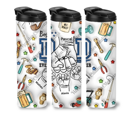 Tumbler 20oz - Fête des pères - Best Dad Ever Fist Bump