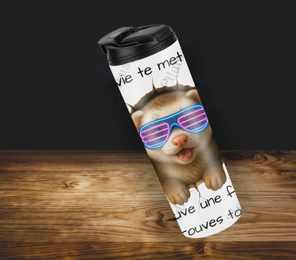 Tumbler 20oz - Quand la vie te met un mur ... trouve une faille. T’en trouves toujours!