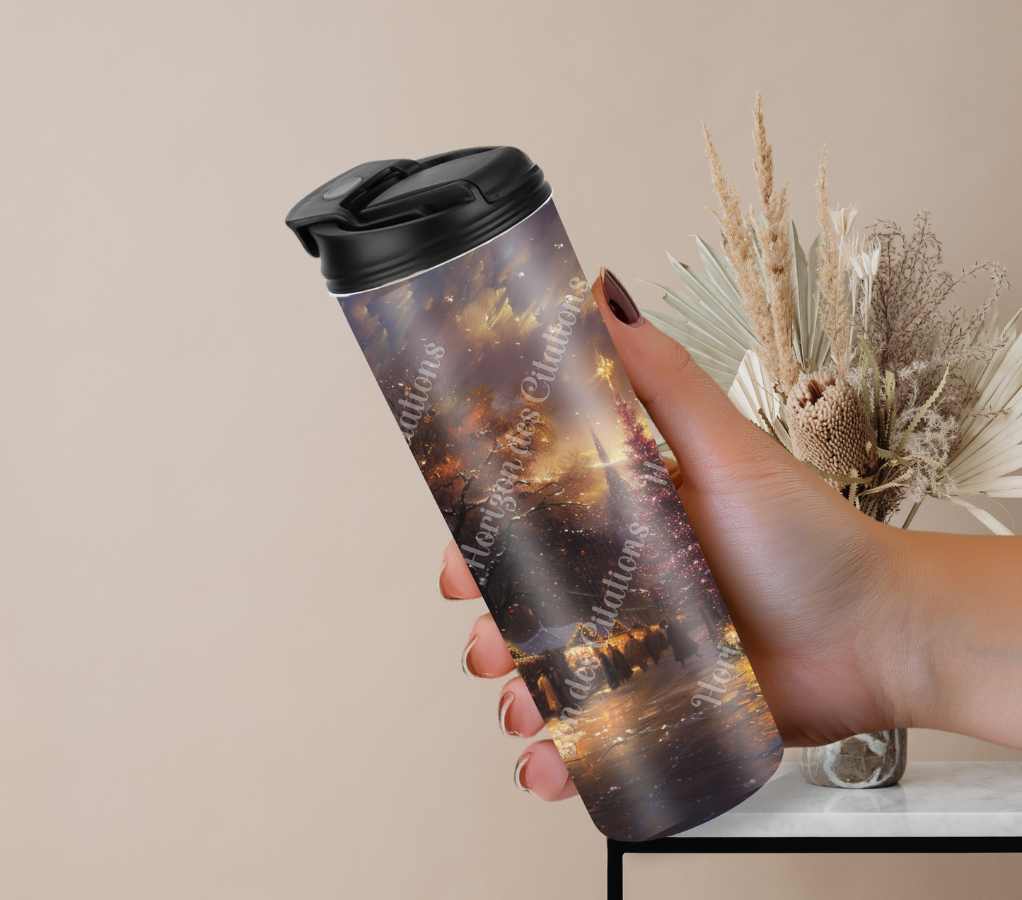 Tumbler 20oz - Noël - Marché de Noël