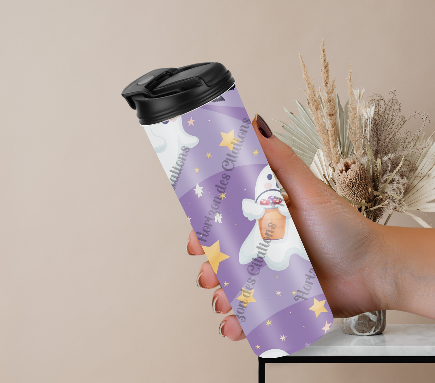 Tumbler 20oz - Halloween - Fantômes joyeux