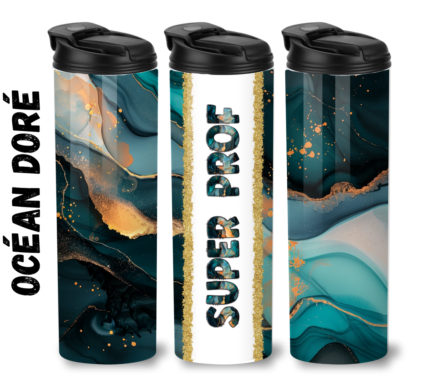 Ensemble Super Prof – Tumbler 20oz, Porte-clés et Étui à crayons assortis