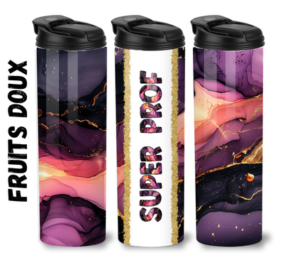 Ensemble Super Prof – Tumbler 20oz, Porte-clés et Étui à crayons assortis