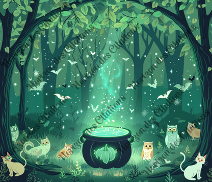 Tumbler 20oz - Halloween - Forêt Enchantée