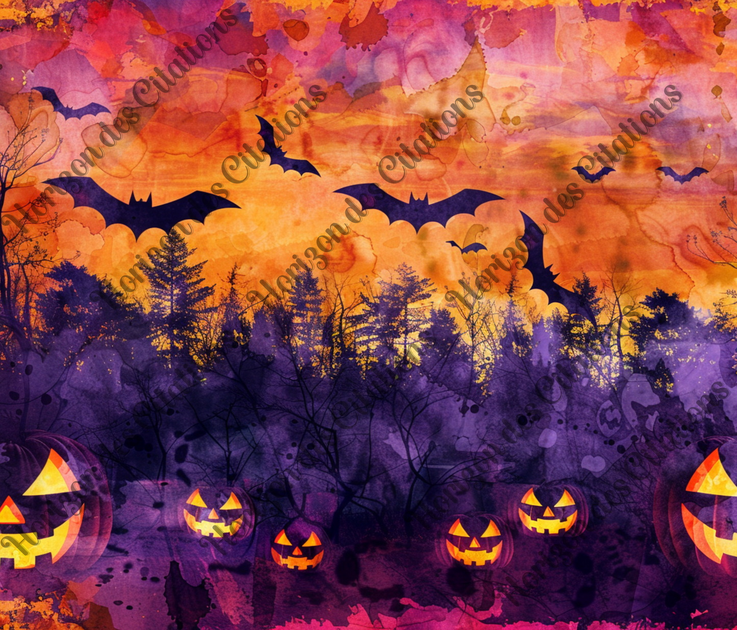 Tumbler 20oz - Halloween - Crépuscule d’Halloween