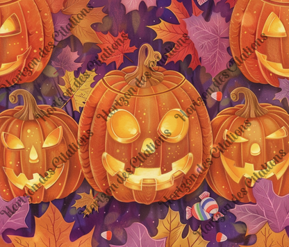 Tumbler 20oz - Halloween - Lanterne d’automne enchantée