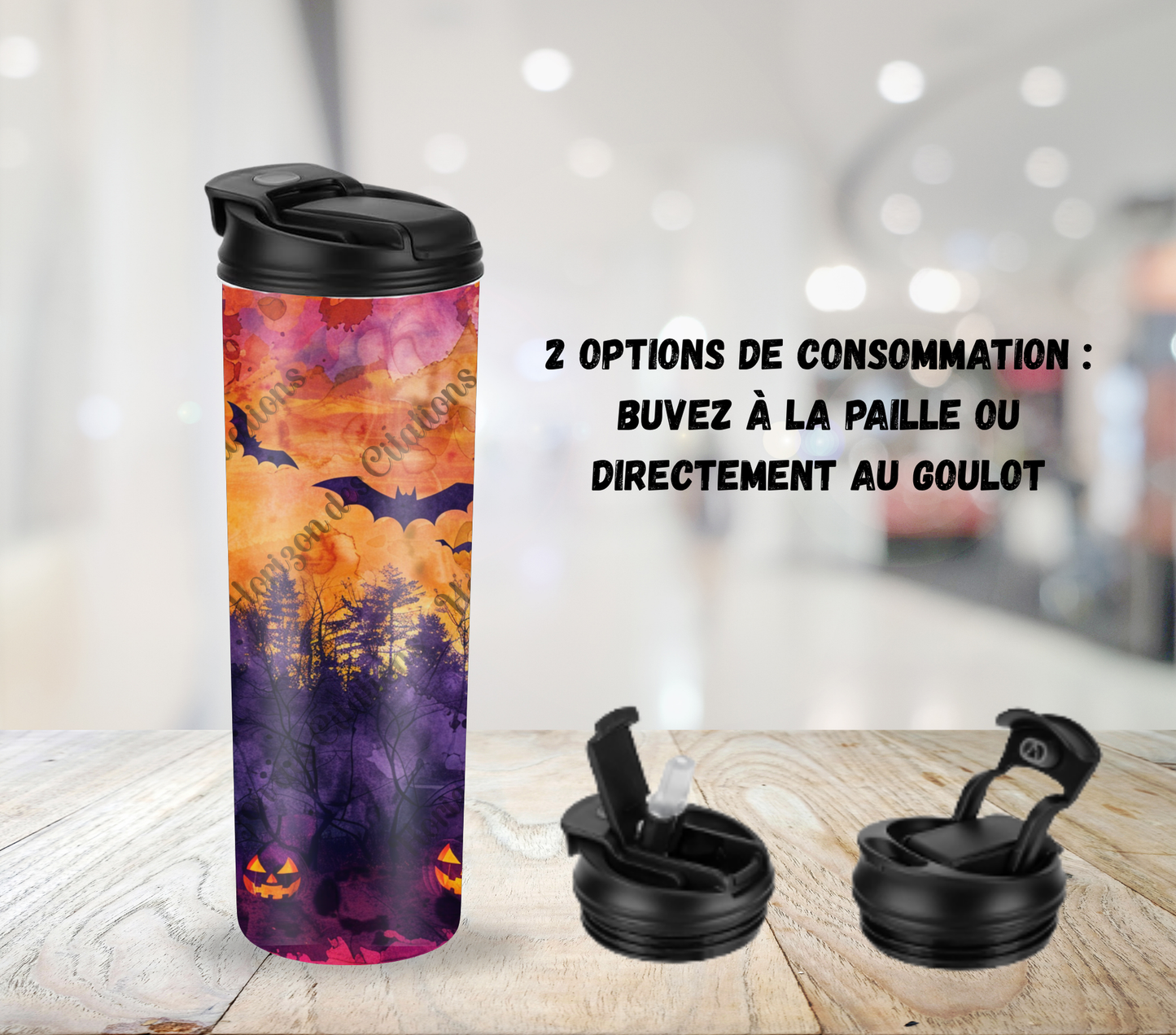 Tumbler 20oz - Halloween - Crépuscule d’Halloween