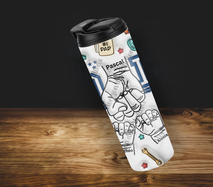 Tumbler 20oz - Fête des pères - Best Dad Ever Fist Bump