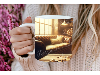 Tasse - 11oz - Humour - Café : Recharge en cours
