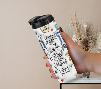 Tumbler 20oz - Fête des pères - Best Dad Ever Fist Bump