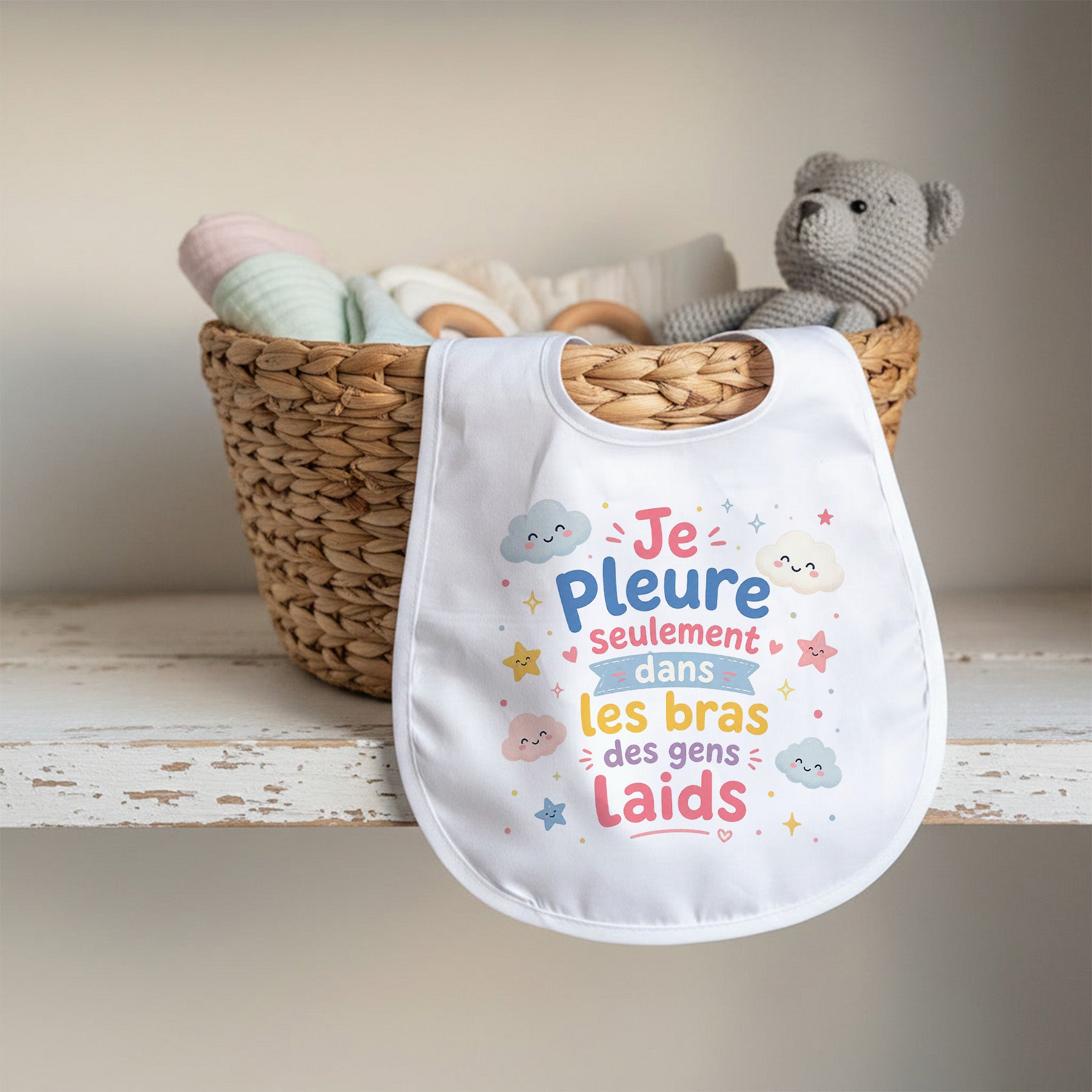 Bavoir – Je pleure dans les bras des laids