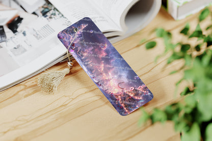 Ensemble de 4 signets en aluminium avec pompon - Noël - Pays des Friandises