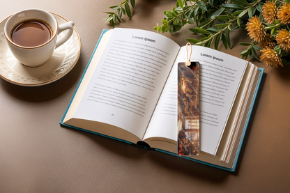 Ensemble de 4 signets en aluminium avec pompon - Noël - Magie des Guirlandes