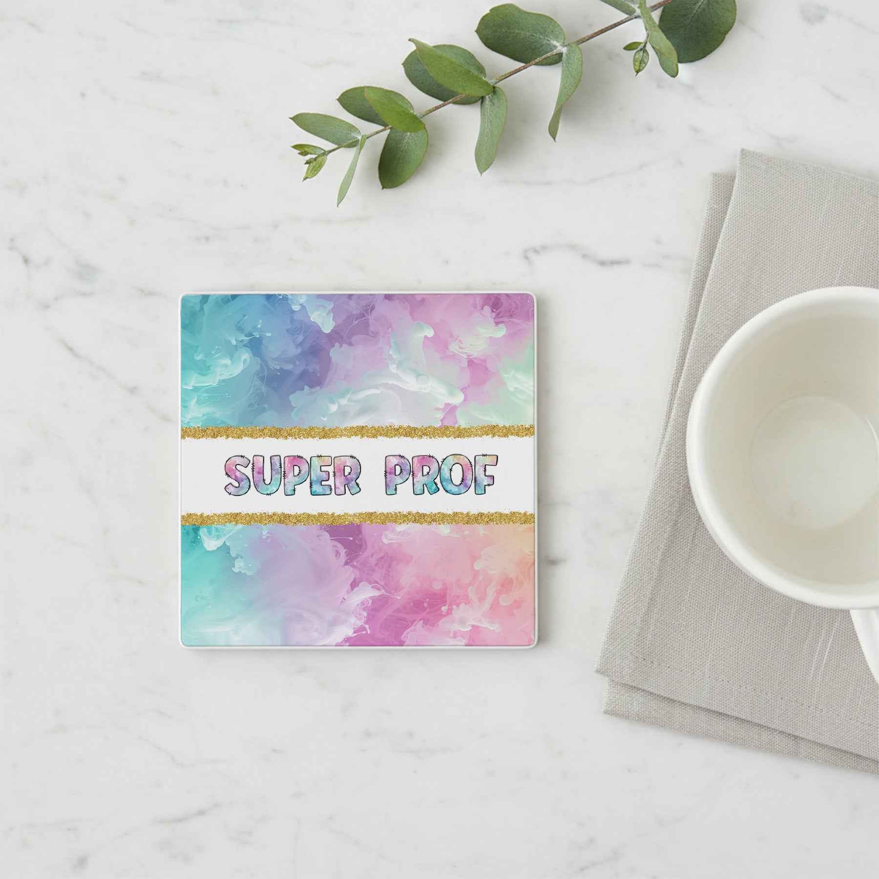 Dessous de verre 10x10 - Super Prof