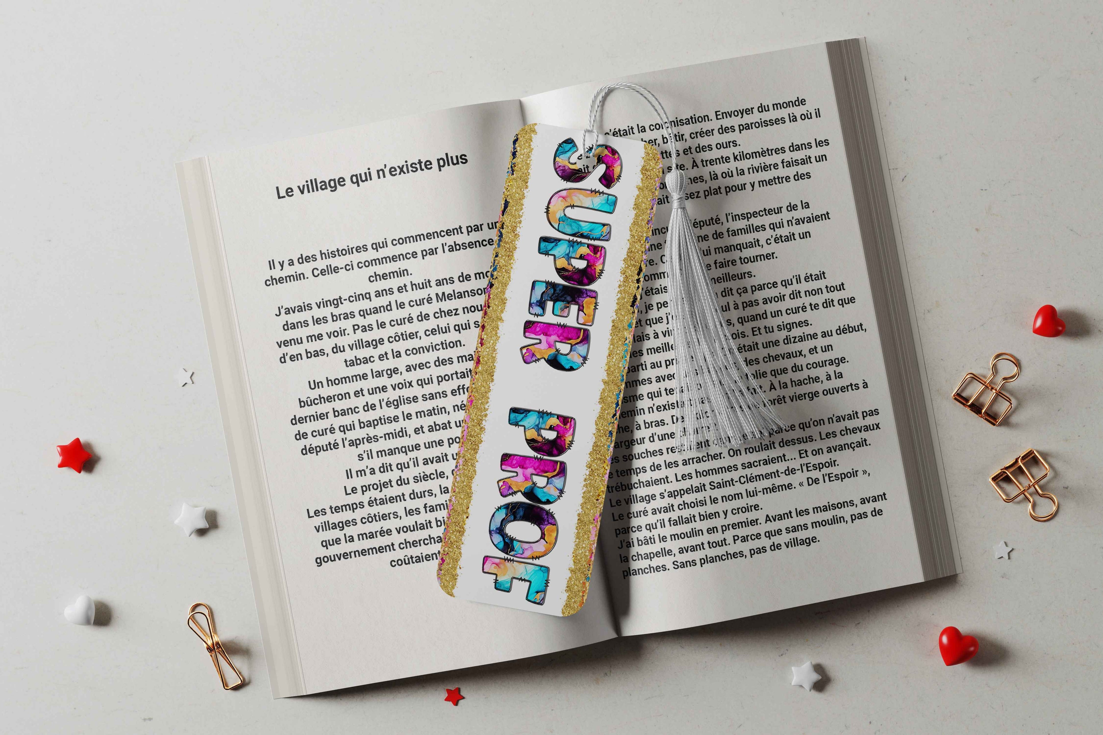 Marque-pages en aluminium - Super Prof
