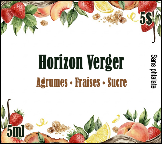 Fragrance pour Assainisseur d'air en feutre Horizon Verger - 5ml