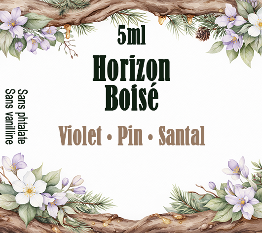 Fragrance pour Assainisseur d'air en feutre Horizon Boisé - 5ml