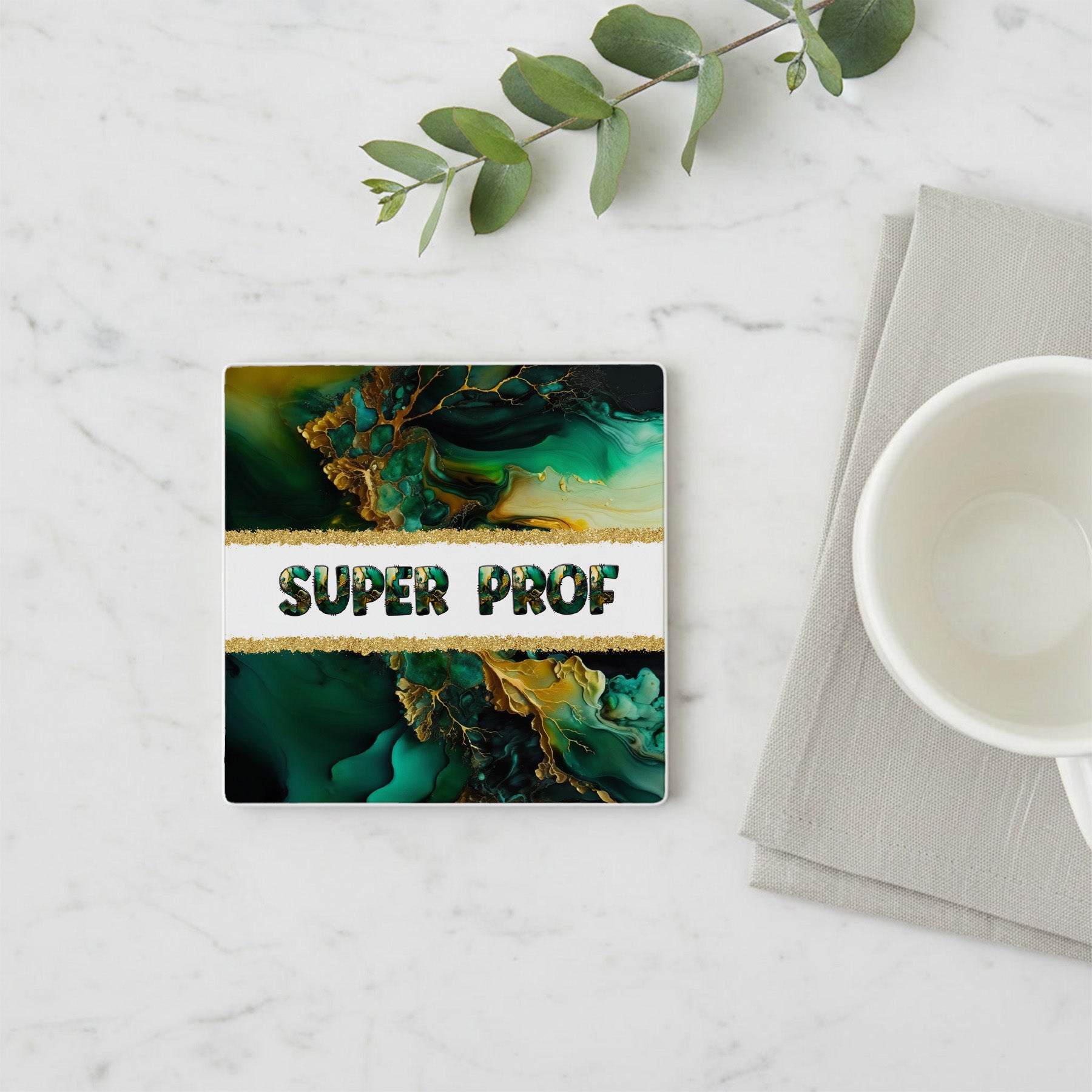 Dessous de verre 10x10 - Super Prof