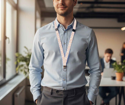 Porte-Clés en Tissu - St-Valentin - Ballons d'Amour