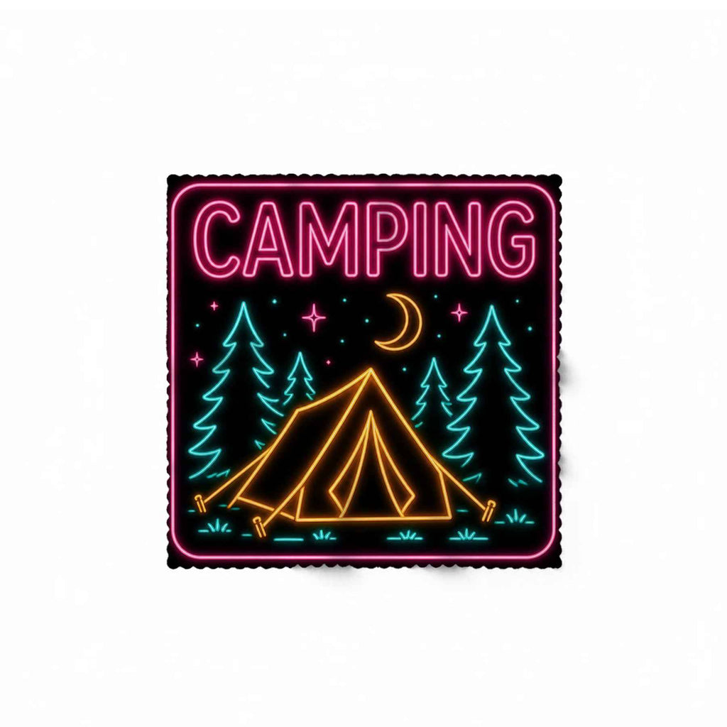 Lingette Microfibre pour lentilles - Camping Neon