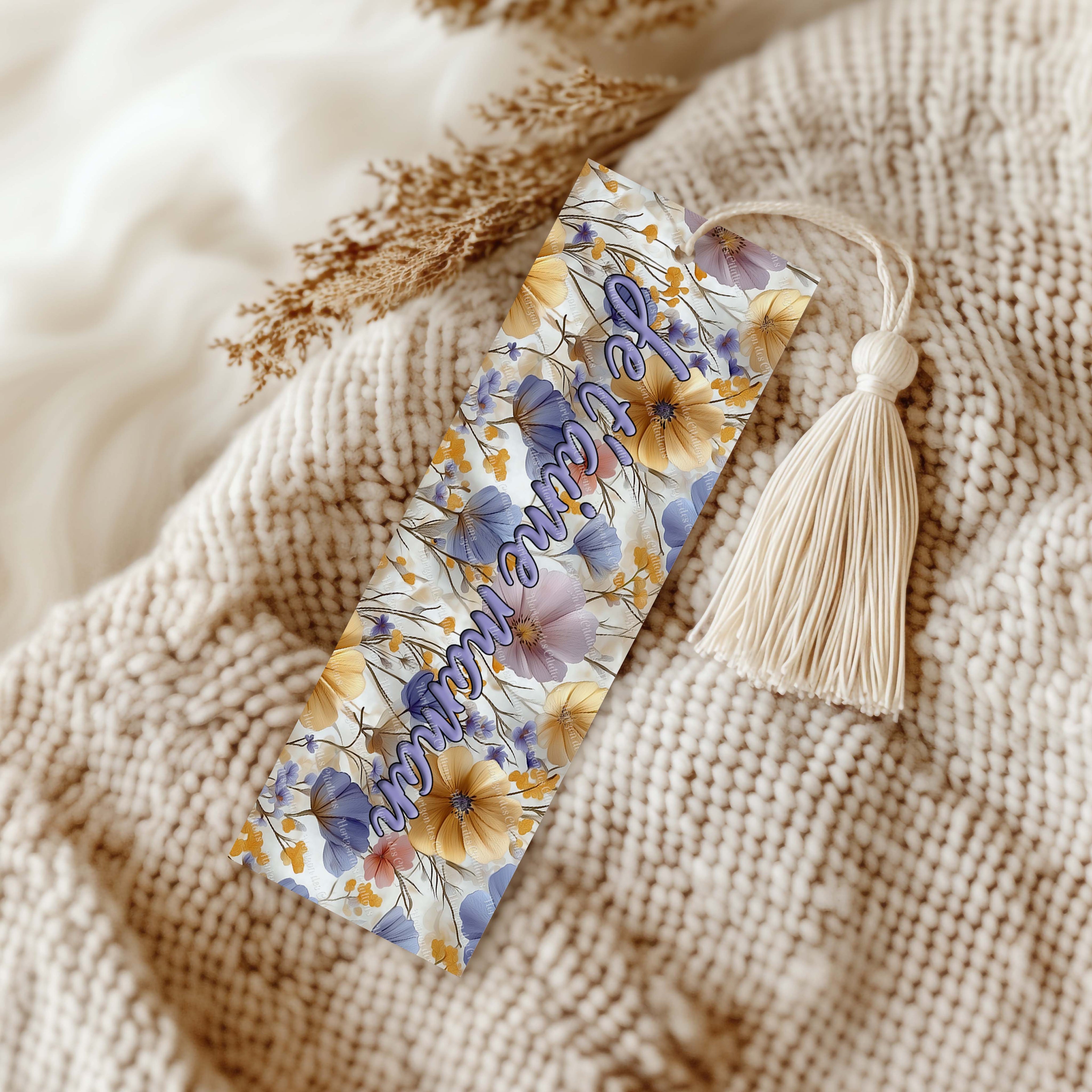 Marque-pages en aluminium - Maman citation 1