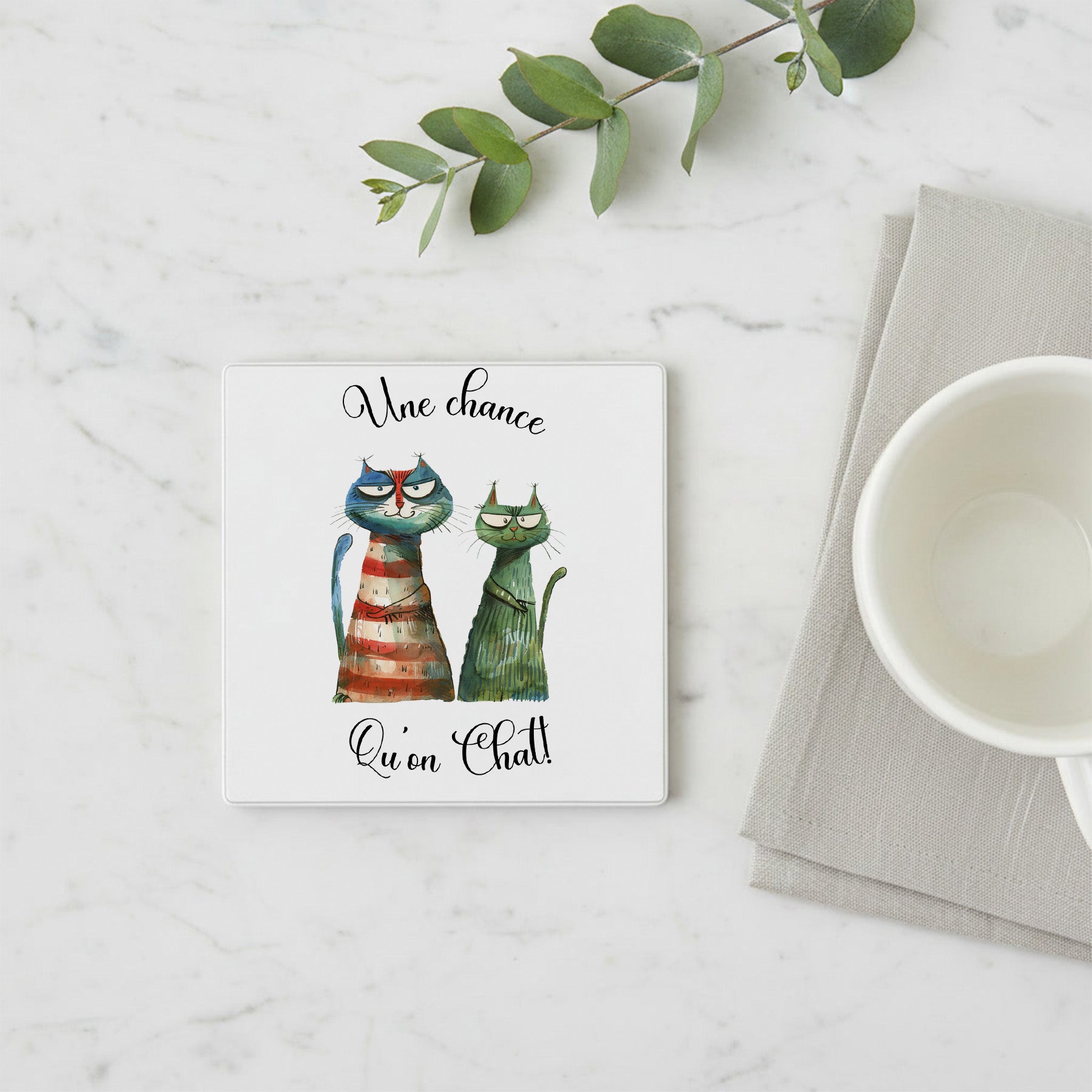 Sous-verre – Série Les Chats