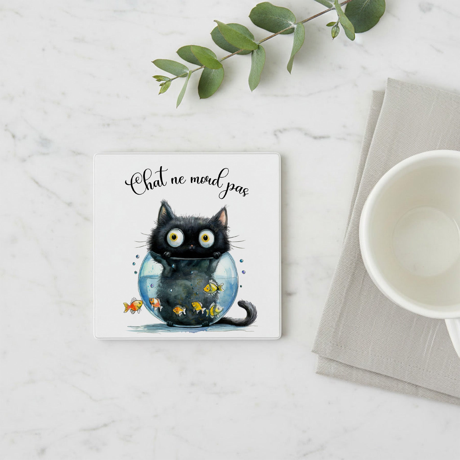 Sous-verre – Série Les Chats