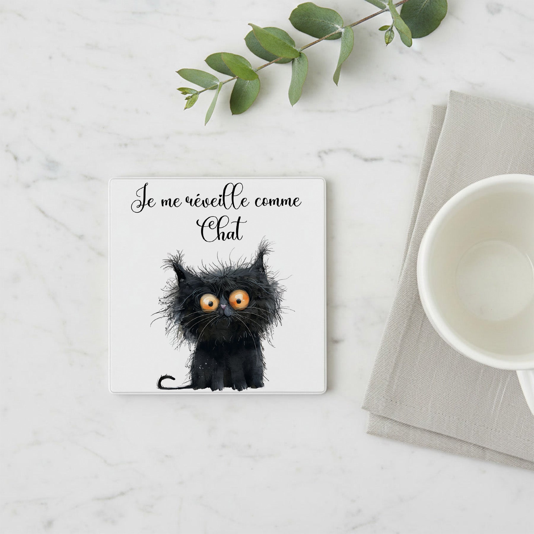 Sous-verre – Série Les Chats
